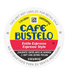 Café bustelo espresso style dark roast coffee, 12 Keurig k-cup pods