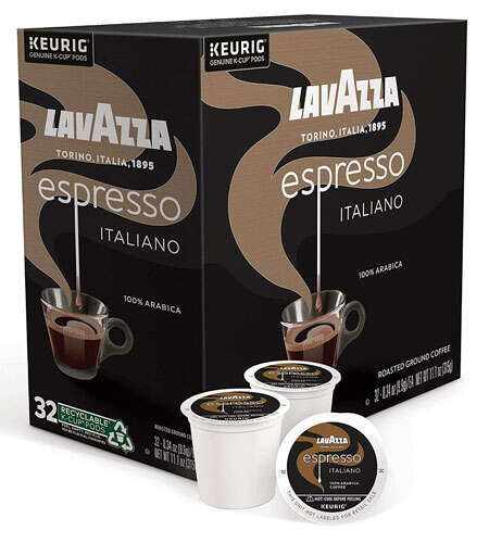 Lavazza espresso Italiano coffee k-cups for Keurig, 32 Keurig k-cup Pods