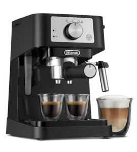 De'Longhi Stilosa Manual Espresso Machine, Latte & Cappuccino Maker, 15 Bar Pump Pressure